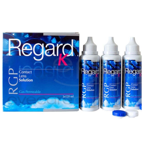 Regard K RGP Contact Lens Solution 3 x 120ml - 90 day pack